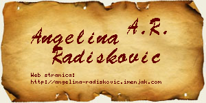 Angelina Radišković vizit kartica